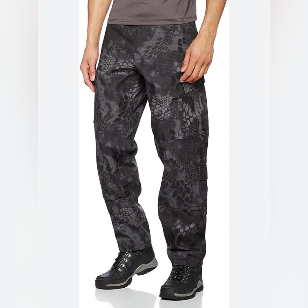 W Brand Military Tactical Utility Cargo Combat Trousers Ripstop Multi-bag Pants